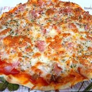 Pizza Jamón Y Atún (Familiar)