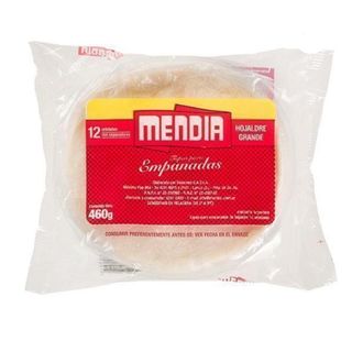 Tapa para empanadas Mendia para horno x 12 unidades