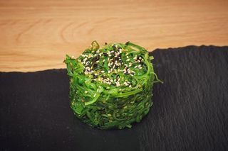 Seaweed with sesame seed