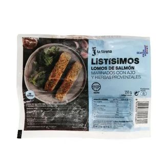 Lomos Salmón Ajo/Hierbas Pack 2X125G