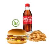 VEKE® Двоен чийзбургер голямо меню