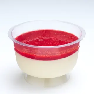Panna Cotta au Coulis de Fruits Rouges