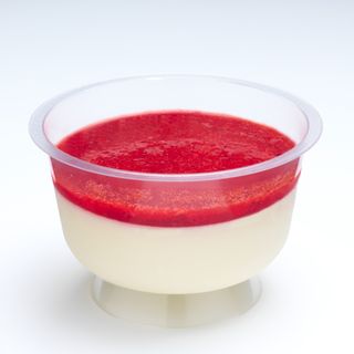 Panna Cotta au Coulis de Fruits Rouges