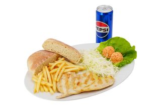 Obrok pileći file + Pepsi 0,33l