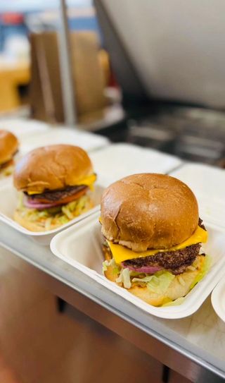 Classic Beef Burger + Chips
