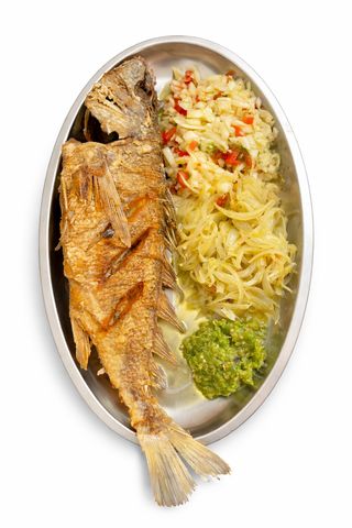 Poisson Sosso Frit & Attiéké