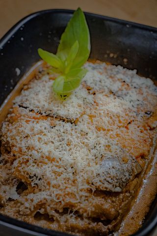 Parmigiana de berenjenas