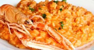 Risotto alla Crema Di Scampi