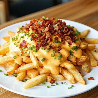 Batata Queijo e Bacon