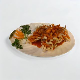 G2 თევზი მოტკბო მომჟაო სოუსში" ქრიზანტემა"(საზანი)