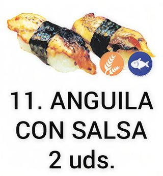 9. Nigiri De Anguila Con Salsa (2 Uds.)