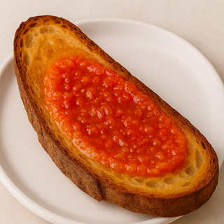 Tostada Con Tomate Y Aceite De Oliva