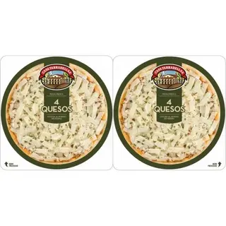 Pizza 4 Quesos Casa Tarradellas Pack de 2 Unidades de 210 Gr.