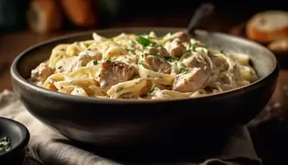 Penne cu ton