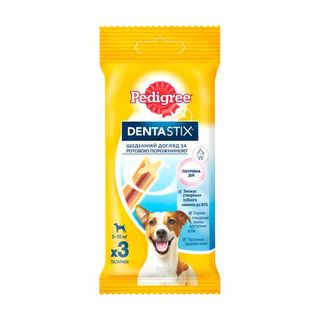 Pedigree Denta Stix - жувальні ласощі для собак малих порід, 45 г