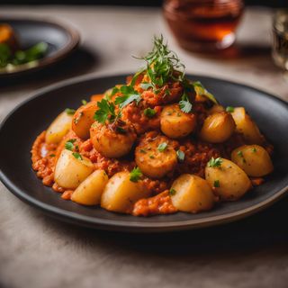 Patatas Caliu Romesco