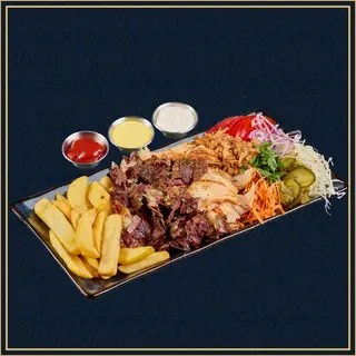 Kebap mixt la farfurie