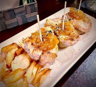 Pinchos de filete de cerdo (3 uds.)