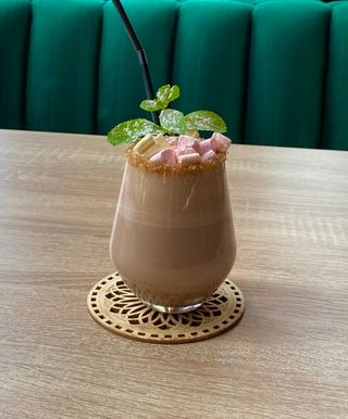 Молочний коктейль шоколадний