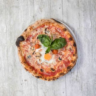 Pizza Huevo Y Bacon (32 Cm.)