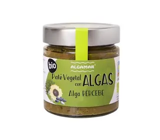 Pate Vegetal Con Alga Percebe Algamar 180Gr