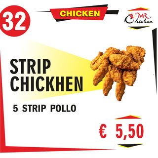 Strip chicken 5 pezzi
