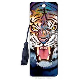 Marcapaginas 3D Rugido De Tigre 6 - 0810554029385