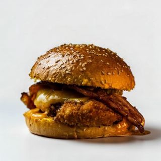 Hambre Chicken Burger.