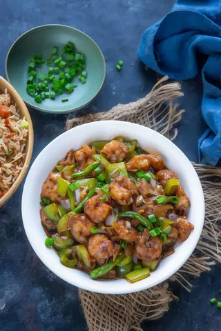 Prawn chilli