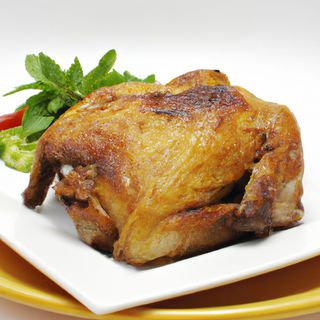 Pollo Asado Con Guarnición
