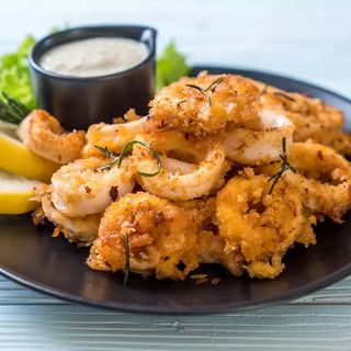 Croustillant De Crevettes Et Calamars