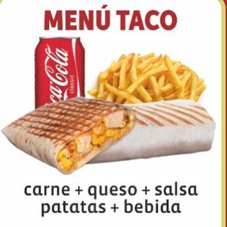 Menú taco pollo 