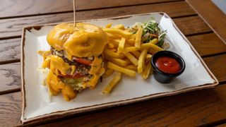 Cheddar burger