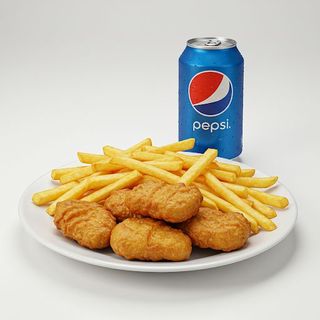 Menú de nuggets (6 uds.)