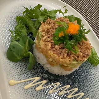 Tartar Spicy Salmón Crunch 