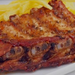 1/2costilla Asada con patata