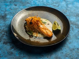 ЛОСОСЬ ОБСМАЖЕНИЙ НА ГРИЛІ (230g)