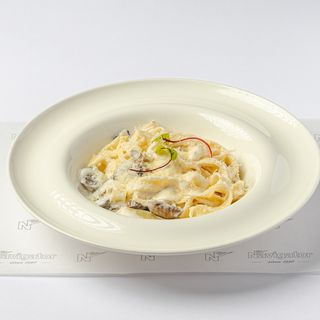 феттучини с грибами