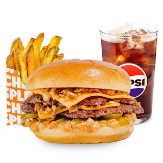 Meniu Double Samurai Burger