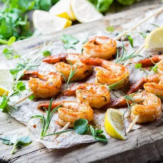 Brochettes De Crevettes - 6 Pièces
