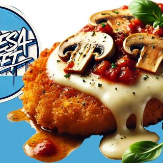 Milanesa de Queso y champiñones