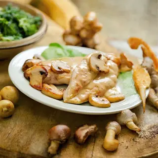Plat Escalope Sauce Champignon