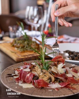 Risotto de Cogumelos e Presunto