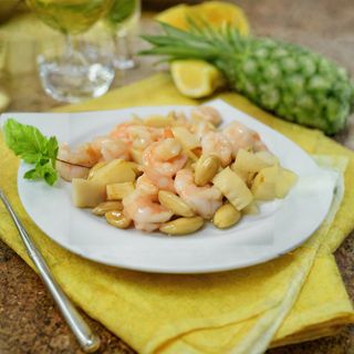 Gamberi con le mandorle