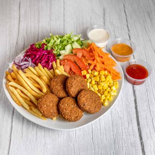 Falafel prato(vegetariana)