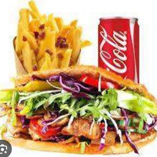 Crispy panino kebab menu 