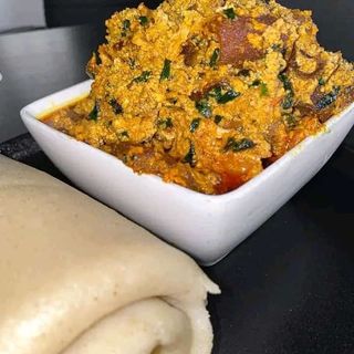 Egusi Soup and Swallow