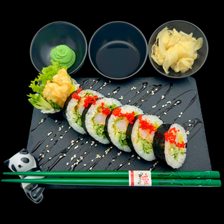 Futomaki z krewetką w tempurze - 6 szt