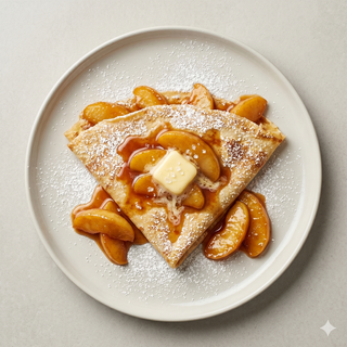 La Manzanas Caramelizadas Con Mantequilla Salada
