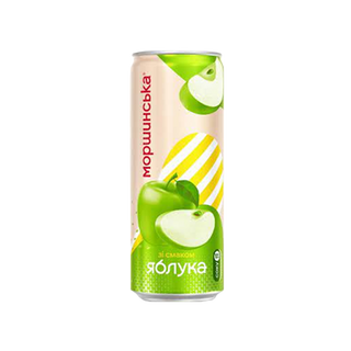 Лимонада Моршинська Яблуко сл/г0,33л ж/б